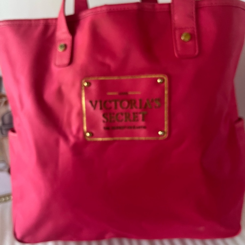 Victoria’s Secret Tote Bag Pink victorias secret Tote bags Beach bag